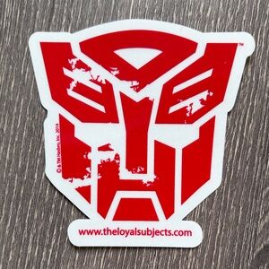 ❤️$6 Transformers X The Loyal Subjects Decal Loot Crate